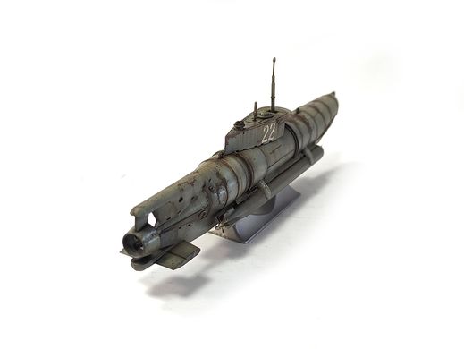 1/72 U-Boat Type XXVIIB Seehund ранній, німецький підводний човен, готова модель, авторська робота