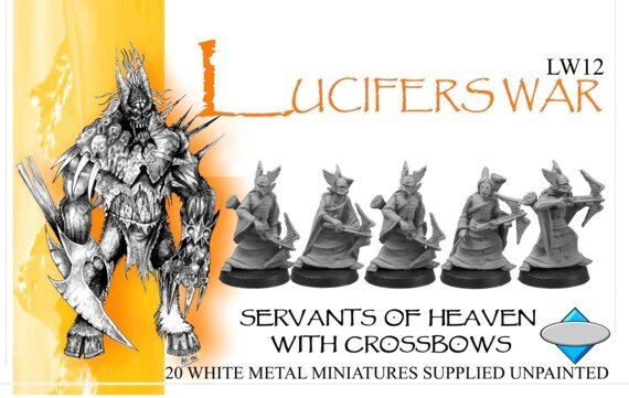 Lucifer Wars - SERVANTS OF HEAVEN, W/CROSSBOWS - West Wind Miniatures WWP-LW12