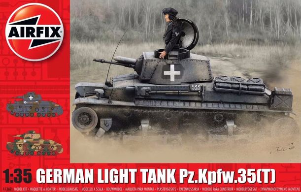 1/35 Pz.Kpfw.35(t) германский легкий танк (Airfix A1362), сборная модель