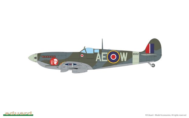 1/48 Spitfire F.Mk.IX английский истребитель, серия Weekend Edition (Eduard 84175), сборная модель
