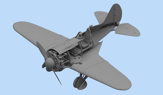 1/32 Поликарпов И-16 тип 24 с фигурками пилотов (ICM 32007), сборная модель