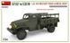 1/35 Автомобиль Chevrolet G7107 с металлическим кузовом + 3 фигуры (Miniart 35383), сборная модель