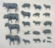 1/72 Свійські тварини (Archibald Miniatures Farm Animals), смоляні
