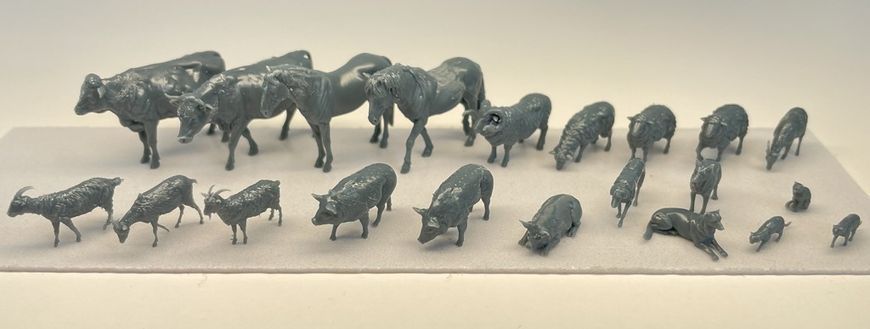 1/72 Свійські тварини (Archibald Miniatures Farm Animals), смоляні