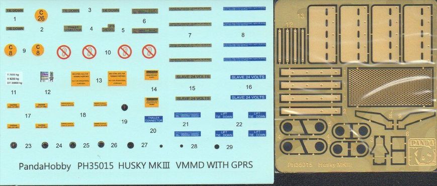 1/35 Husky Mk.III VMMD with GPRS машина для виявлення мін (Panda Hobby 35015) збірна модель