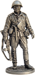 54 мм Старший сержант піхоти Красної армії, СРСР 1943-45 років, колекційна олов'яна мініатюра (EK Castings WWII-1)