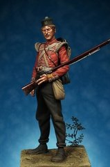 54 мм 30-ый пеший полк, Крым 1854 года (Latorre Models 54-11) коллекционная сборная миниатюра, олово