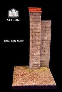 54 мм BASE CON PORZIONE DI MURO