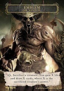 Emblem Ob Nixilis of the Black Oath #2 Token Magic: the Gathering (Токен) GnD Cards