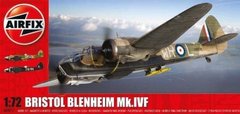 1/72 Bristol Blenheim Mk.IVF английский тяжелый истребитель (Airfix 04017) сборная модель