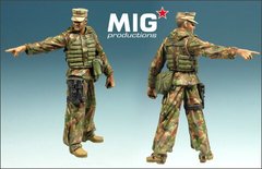 1/35 Офицер морской пехоты США, период войны в Персидском заливе, сборный смоляной (MIG Productions MP35-286)