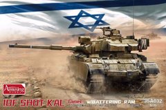 1/35 Танк IDF SHOT KAL "Gimel" with Battering ram (с тараном) (Amusing Hobby 35A032), сборная модель