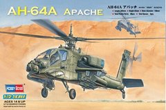 1/72 Boeing AH-64A Apache американський гелікоптер (HobbyBoss 87218), збірна модель