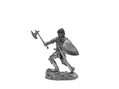 54мм Средневековый рыцарь, коллекционная оловянная миниатюра