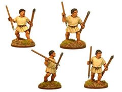 Древние (Ancients) - Leves with Javelins (8) - Crusader Miniatures NS-CM-ANR006