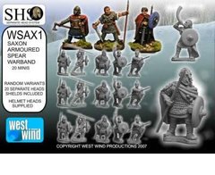 Age of Arthur - Saxon Armoured Spear Warband (SHS) - West Wind Miniatures WWP-WSAX1