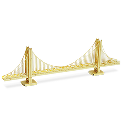 Golden Gold Gate Bridge, сборная металлическая модель Metal Earth 3D MMS001G