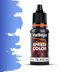 Omega Blue Xpress Color, 18 мл (Vallejo 72413), акриловая краска для Speedpaint, аналог Citadel Contrast