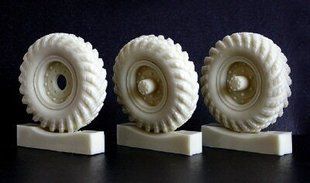 1/35 Колеса для Газ-66 военный вариант, 5 шт