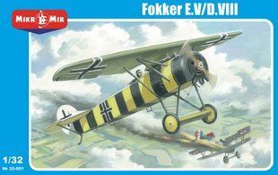 1/32&nbsp;Fokker E.V/D.VIII німецький винищувач Першої світової (MikroMir 32-001), збірна модель