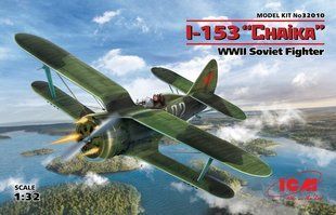 1/32 Полікарпов І-153 Чайка радянський винищувач (ICM 32010), збірна модель