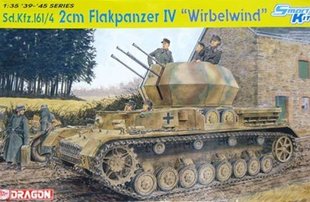 1/35 Sd.Kfz.161/4 Flackpanzer IV Wirbelwind із 20-мм зенітними гарматами (Dragon 6540) збірна модель