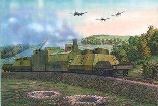 1/72 Бронепоїзд типу ОБ-3 №1, 23-го батальйону (UM Military Technics UMMT 613), збірна модель