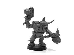 Ork Nob, миниатюра Warhammer 40k (Games Workshop), пластиковая