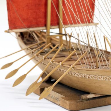 1/50 Nave Egizia єгипетський човен (Amati Modellismo 1403), збірна дерев'яна модель