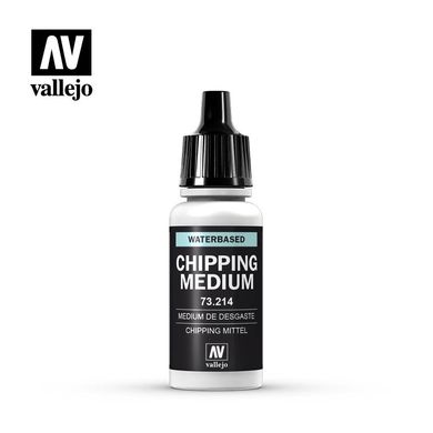 Рідина для імітації лущення фарби, 17 мл (Vallejo 73214) Chipping Medium