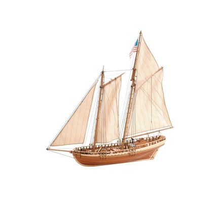 1/41 Американська шхуна Virginia (Artesania Latina 22135), збірна дерев'яна модель
