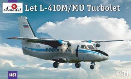 1/144 Let L-410M/MU Turbolet (Amodel 1467) сборная модель