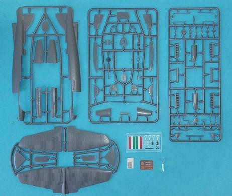 1/48&nbsp;Piaggio-Pegna PC.7 італійський спортивний гідролітак, серія&nbsp;Schneider Trophy Series (AMP 48011), збірна модель