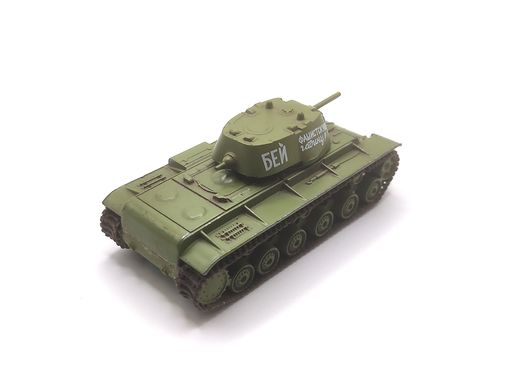 1/72 Танк КВ-1, серия "Русские танки" от DeAgostini, готовая модель (без журнала и упаковки)
