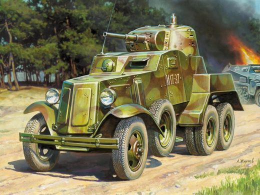1/35 БА-10 радянський бронеавтомобіль, збірна модель
