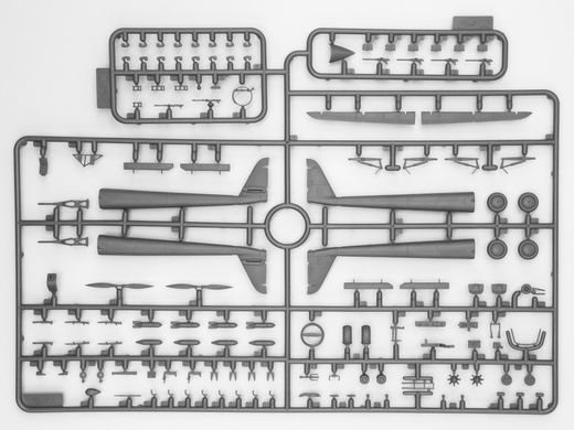 1/72 Focke-Wulf FW-189C/V-6 німецький штурмовик (ICM 72290), збірна модель