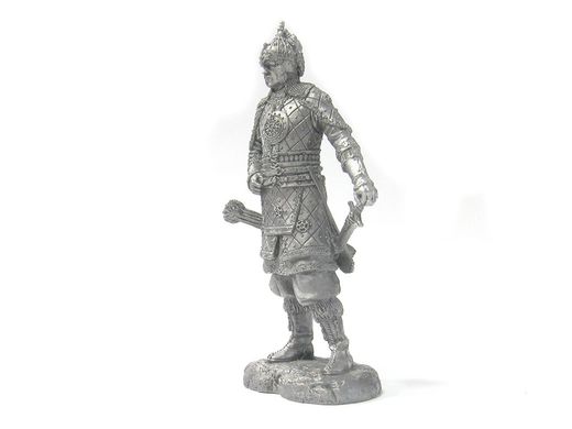 75 мм Татарский знатный воин, 14 век (EK Castings 75-04), коллекционная оловянная миниатюра