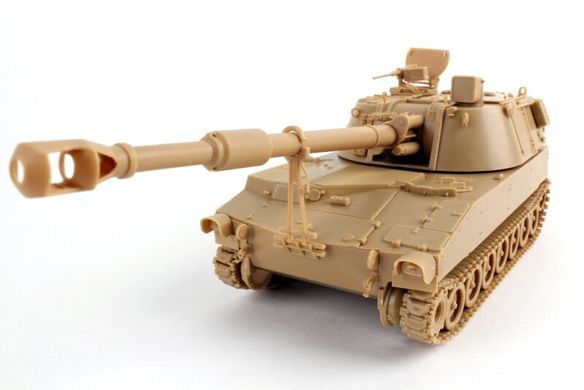 1/35 M109A2 американская 155-мм САУ (Kinetic 61006), сборная модель