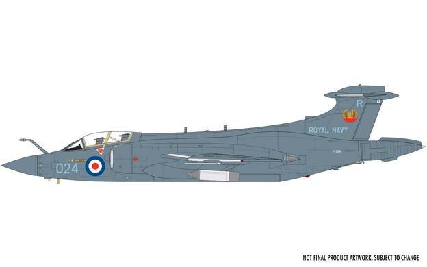 1/72 Blackburn Buccaneer S.2C британский палубный самолет (Airfix 06021), сборная модель