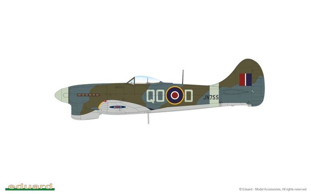 1/48 Tempest Mk.V series 1 британский истребитель, серия ProfiPACK (Eduard 82121) сборная модель