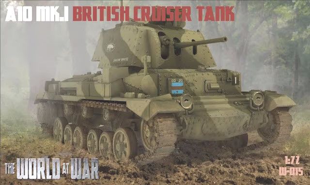 1/72 A10 Mk.I британський крейсерський танк, серія World at War (IBG Models WAW015), збірна модель + журнал