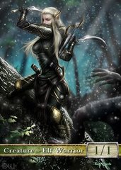 Elf Warrior #1 Token Magic: the Gathering (Токен) GnD Cards