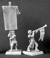 Reaper Miniatures Warlord - Mercenary Stdrd andMusi - RPR-14301