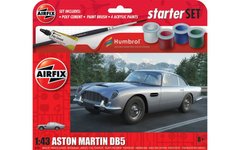 1/43 Автомобіль Aston Martin DB5, серія Starter Set з фарбами та клеєм (Airfix A55011), збірна модель
