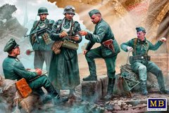1/35 Немецкие солдаты Второй мировой, 5 фигур (Master Box 35211), сборные пластиковые
