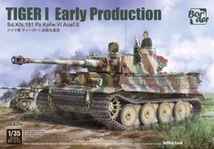 1/35 Танк Pz.Kpfw.VI Ausf.E Tiger I ранніх серій, Курська битва (Border Model BT010), збірна модель