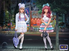 1/35 Minami та Mai, сучасні японські дівчата, представники стилю каваї (Master Box 35187) збірні пластикові мініатюри