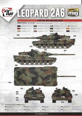 1/35 Leopard 2 A5/A6 німецький основний бойовий танк (Border Model BT-002), збірна модель