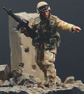 54 мм Американский Пехотинец 1990-2003