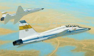 1/48 T-38C Talon самолет NASA (Trumpeter 02878), сборная модель